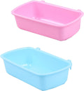 Small Animal Feeder Bowl Basic Dish Covenient Hanging Cups - 2 Pack Bath Food Water Bowls for Birds Hamsters Mice Rats S