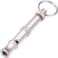 Silver Adjustable Ultrasonic Dog Whistle,Portable Whistle Pet Whistle Supersonic Whistle Dog Whistles for Pet Training,T