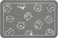 YCT Cat Food Mat, Cat Mat for Food and Water, Pet Feeding Mat, Non-Slip Super Absorbent, with Multiple cat Heads Logo, 1