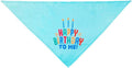 Large Dog Birthday Cake Hat & Bandana Set, Adjustable Dog Happy Birthday Party Hats for Large Dogs Boy, Dog Birthday Par