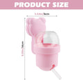 Hamster Water Bottle with Magnetic Holder for Glass Tanks
