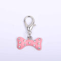 XKSRWE Bling Rhinestones Bone Charm Pendant Jewelry for Pet Dog Cat Puppy Necklace Collar Accessory