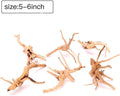 YZHZOM 8pcs Natural Small Spiderwood Driftwood for Aquarium Decor Aquarium Driftwood Freshwater Reptile Driftwood Aquari