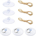 Knana 6pcs Reptile Terrarium Suction Cups for Bearded Dragon Hammock