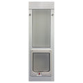 Ideal Pet Products Aluminum Vertical Sash Window Pet Door, Adjustable Sizes to Fit Window Heights from 43-7/8” to 46-1/2”, Chubby Kat 7-1/2” x 10-1/2” Flap Size