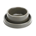 GRPET Ants Away Dog Bowl Cat Puppy Food Bowls Round No Spill Eating Feeder for Small Animals Brown M