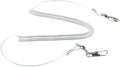 Anti-bite Bird Leash Macaw Parrot Harness Bird Supplies, Parrot Cockatiels Starling Budgie Training Rope(Transparent)