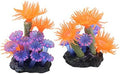 CNZ® Artificial Coral Plant, Orange Sea Anemone 2-Pack
