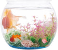 2Pcs Plastic Fish Bowls, 135oz Round Fish Tank Home Party DIY Decor