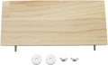 Litewoo Parrot Bird Wood Perch Platform Large Stand Shelf for Budgie, 2PC