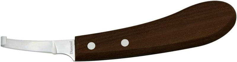 Diamond Farrier RH Right Hand NarrBlade Hoof Knife, Narrow, Plain
