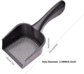 Cat Litter Scoop,Kitty Pet Shovel Scoop Reptile Terrarium Bedding Litter Cleaner Scoop For Cat Tortoise Snake,Hole:2.5mm