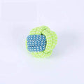 Sunglow Dog Toy Interactive Chewing Rope Ball Toys Natural Cotton Washable Durable Tug of War for Small Medium Dogs Pupp