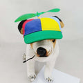 Propeller Pet Hats, Funny Helicopter Adjustment Green Hats for Dog