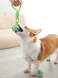 Sunglow Dog Toy Interactive Chewing Rope Ball Toys Natural Cotton Washable Durable Tug of War for Small Medium Dogs Pupp