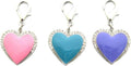 XKSRWE Dog Cat Rhinestones Love Charm Pendant Jewelry Pet Puppy Necklace Collar Accessory