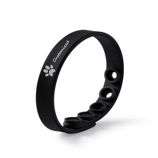 ZKXXJ Personalized Paw Bracelet for Unisex,Adjusted Silicone Wristband Dog Cat Pet Pawprint Bracelet Remembrance Loss of Pet Cuff Bracelets Jewelry Gift for Pet Lover Owner