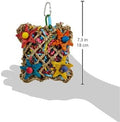 Super Bird Creations SC208 Foraging Toy - Ideal for Small Animals - Fun & Entertaining Animal Toy - Pickin’ Pocket Desig