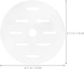Round Acrylic Fish Tank Lid: 5.12" Clear Aquarium Lid Cover - Round Tank Protective Cover - Replacement Accessory for Fi
