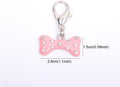 XKSRWE Bling Rhinestones Bone Charm Pendant Jewelry for Pet Dog Cat Puppy Necklace Collar Accessory