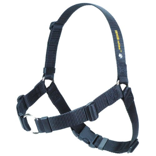 The Original Sense-ation No-Pull Dog Training Harness (Black, Medium-Large Narrow)