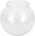 Plastic Fish Bowl, Unbreakable Small Round Fish, Heavy Duty Plastic Ivy Bowls Centerpiece for Candy, Carnival Games, Pri