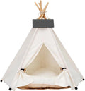 Scnbom Pet Teepee Dog & Puppy Cat Tents Tipi Bed Portable Houses