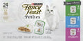 Fancy Feast Purina Gourmet Wet Cat Food Variety Pack,Petites Gravy Collection,Break-Apart tubs,48 Servings - 2.8 oz. Tub