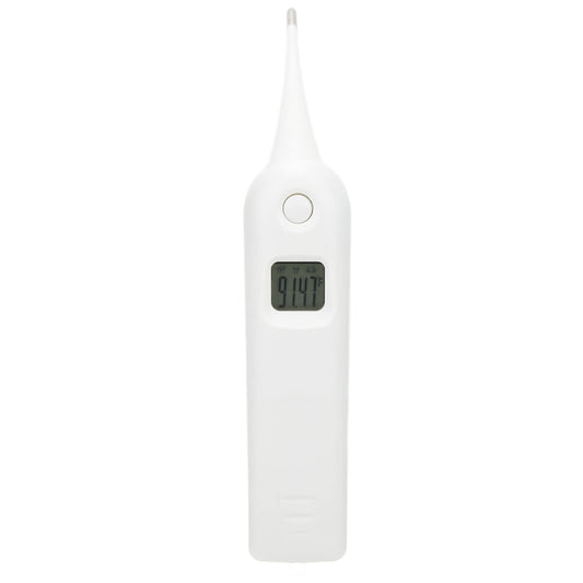 Pig Thermometer Electronic LCD Pet Veterinary Thermometer with Memory Function for Dogs Cats Pet Dog Thermometer Horse Anus Thermometer Fast Digital Veterinary Thermometer