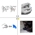 40 Pack Soft Nail Caps for Cat Claws Clear