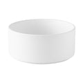 Welloyed 6'' Ceramic Dog Bowl - 30Oz Classic Dogs Food & Water Bowl for Small and Medium Breed Dogs, Heavy Duty Non-Slip Dog Dishes, Food Grade Stoneware Pet Bowl, Dishwasher & Microwave Safe, White
