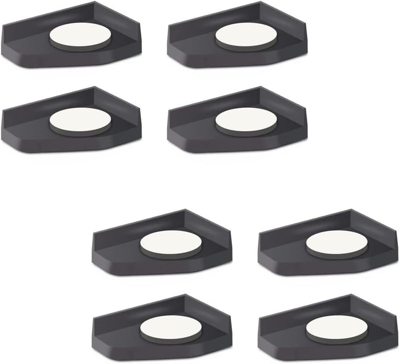 Aquarium Corner Protectors - 8pcs Anti-Vibration & Anti-Skid Pads, Guards for Fish Tank Stand Furniture