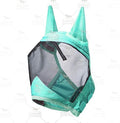 Harrison Howard CareMaster Pro Luminous Horse Fly Mask Large Eye Space Standard with Ears UV Protection for Horse Summer