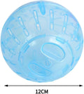 2Pcs Blue and Pink Hamster Balls Transparent Dwarf Hamster Exercise Balls Running Wheel Gerbil Toys, Small Animals, Smal