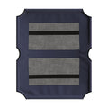 Elevated Dog Bed Cover - 36x30-Inch Replacement Pet Bed Cover with Mesh Panel - for Indoor/Outdoor Use - Dog Cot Not Included by PETMAKER (Blue)