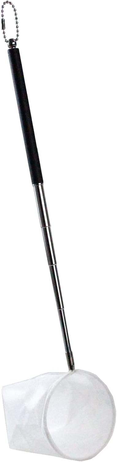 AQUANEAT Small Fish Tank Shrimp Net, Aquarium Debris Cleaning Tools, with Extendable Handle