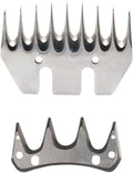 Sheep Shear Blade Straight 9-Tooth Wool Shearing Comb and Cutter Blade Set Sheep Alpaca Goats Farm Tool