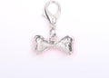 XKSRWE Bling Rhinestones Bone Charm Pendant Jewelry for Pet Dog Cat Puppy Necklace Collar Accessory