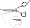 Chibuy Curved dog grooming scissors with Round Tips, Pet Shear for Cats, 4CR Stainless Steel Bending, Professional Tools