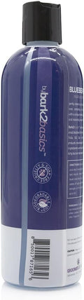 Bark2Basics Blueberry D-Mat Dog Conditioner, 16 oz - Natural Ingredients, Multi-Purpose, Static Eliminating, Loosens Tough Mats and Tangles, Aids in deShedding