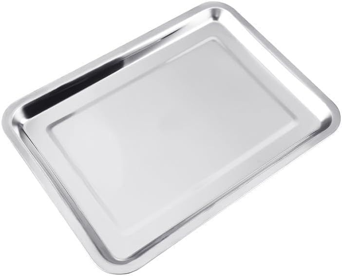 halinfer Metal Tray for Bird Backpack Carrier, Metal Square Plate to Place Interior of Small Bird Carrier Cage Backpack,