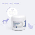 TrizCHLOR 4 Wipes for Dogs and Cats, 50 Count