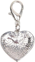 XKSRWE Dog Cat Rhinestones Love Charm Pendant Jewelry Pet Puppy Necklace Collar Accessory