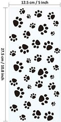 Blulu 100 Pieces Dog Treat Bags Puppy Party Favor Pet Paw Cone Cellophane Bags Candy Heat SealableDog Paw Gift with 100 Pieces Silver Twist Ties for Pet Cat Treat Party Favor(Black)