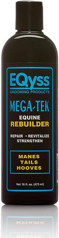 EQyss Mega-Tek Equine Horse Rebuilder - Repair & Strengthen Dry Hooves, Manes, Tails - Reduce Hair Breakage, Condition B