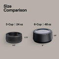 STANLEY Pet Bowl | 3-Cup (24 oz) Insulated Stainless Steel Dog & Cat Bowl | Splash-Resistant Lid | Dishwasher Safe | BPA-Free | Black 2.0
