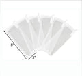 AQUANEAT Aquarium Filter Media Bags 6pcs Fish Tank Extra Fine 100 Micron Mesh Bags with Plastic Zipper for Activated Car