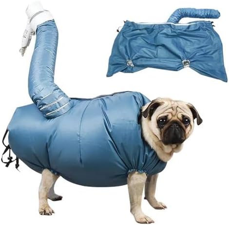 MANON ROSA Dog Drying Bag – Quick Dry Pet Hair Drying Suit for Small, Medium & Large Dogs and Cats, 360° Air Circulation
