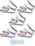 (5 Pack) Stainless Steel Dog Collar Extra Links Designed for 2.25mm H-S Collar Links, Silver.