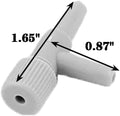 AQUANEAT Aquarium Control Valve 20PCS,Fish Tank 2 way Valves for 3/16" Airline Tubing, Plastic Air Regulator, for Aquari